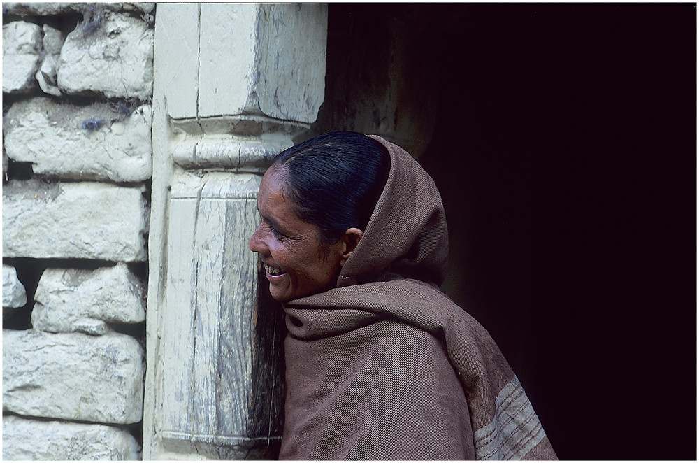 NEPAL 1992 - LAND DER BERGE - JOMSOM TREK - LETE - BEGEGNUNGEN (32 21)