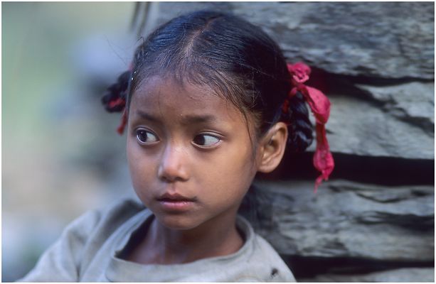 NEPAL 1992 - LAND DER BERGE - JOMSOM TREK - LETE - BEGEGNUNGEN (32 23)