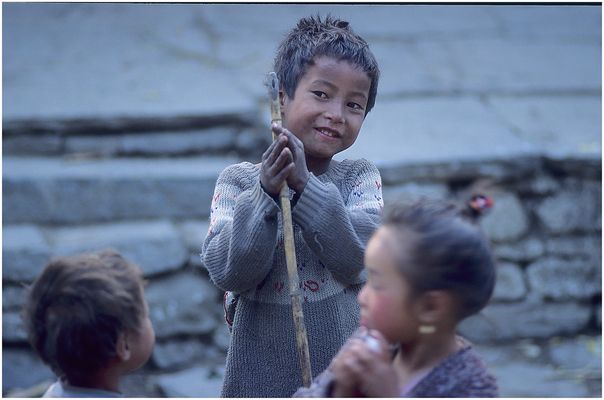 NEPAL 1992 - LAND DER BERGE - JOMSOM TREK - LETE - BEGEGNUNGEN (41 23)