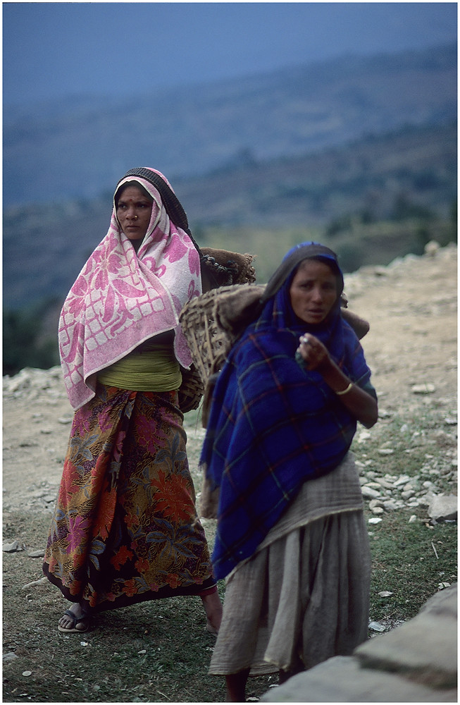 NEPAL 1992 - LAND DER BERGE - JOMSOM TREK - NAUDAHANDA - BEGEGNUNGEN (08 04)