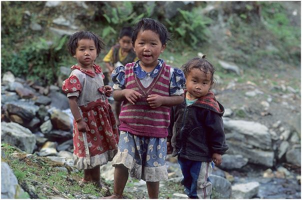 NEPAL 1992 - LAND DER BERGE - JOMSOM TREK - SIKHET - BEGEGNUNGEN (21 07)