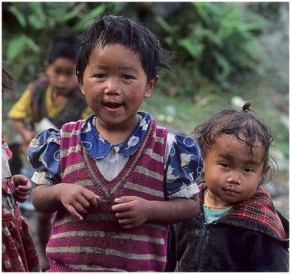 NEPAL 1992 - LAND DER BERGE - JOMSOM TREK - SIKHET - BEGEGNUNGEN (21 07A1)