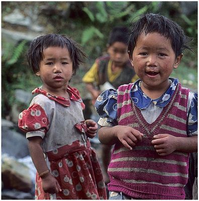 NEPAL 1992 - LAND DER BERGE - JOMSOM TREK - SIKHET - BEGEGNUNGEN (21 07A2)
