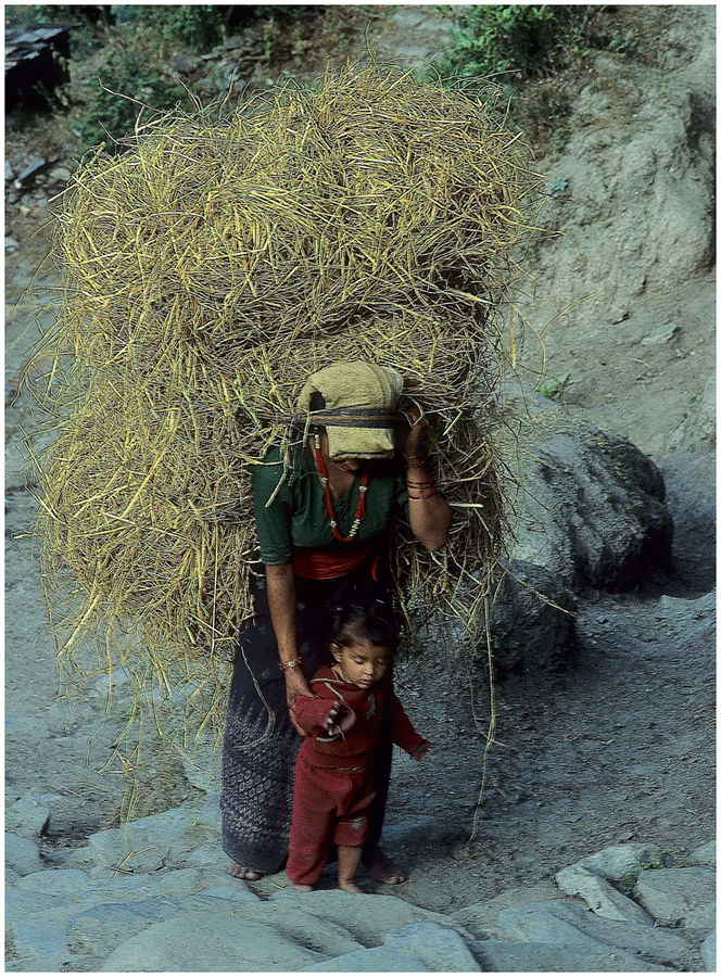 NEPAL 1992 - LAND DER BERGE - JOMSOM TREK - SIKHET - TATOPANI - BEGEGNUNGEN (20 04A)