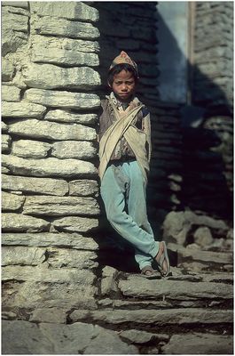 NEPAL 1992 - LAND DER BERGE - JOMSOM TREK - THIRKETHUNGA - BEGEGNUNGEN (16 03)