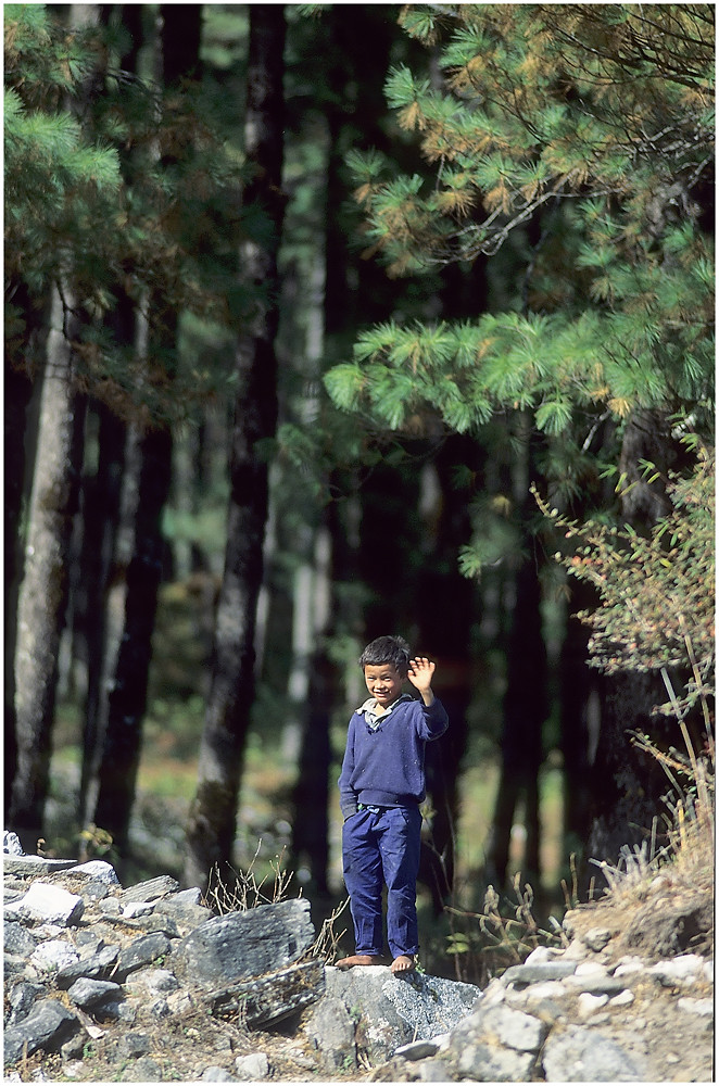 NEPAL 1992 - ZWISCHEN HIMMEL UND ERDE - JOMSOM-TREK - GHAZA - LETE - KALOPANI - BEGEGNUNGEN (34 15)