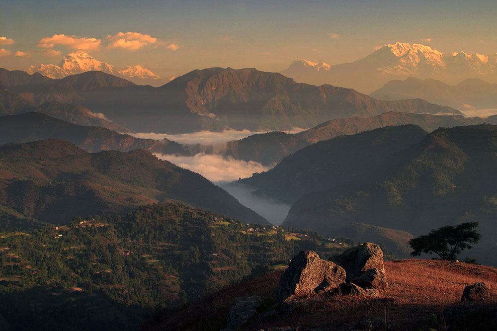 Nepal am Morgen