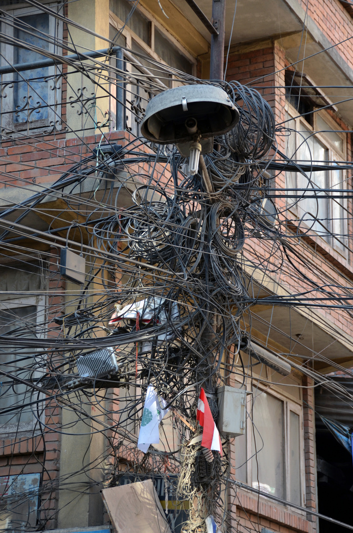 Nepal-Electric in der Altstadt von Kathmandu