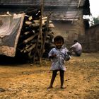 Nepal glückliche Kinder ein Foto aus den 80 ern