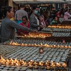 Nepal - Kathmandu - Bodnath - Butterlämpchen