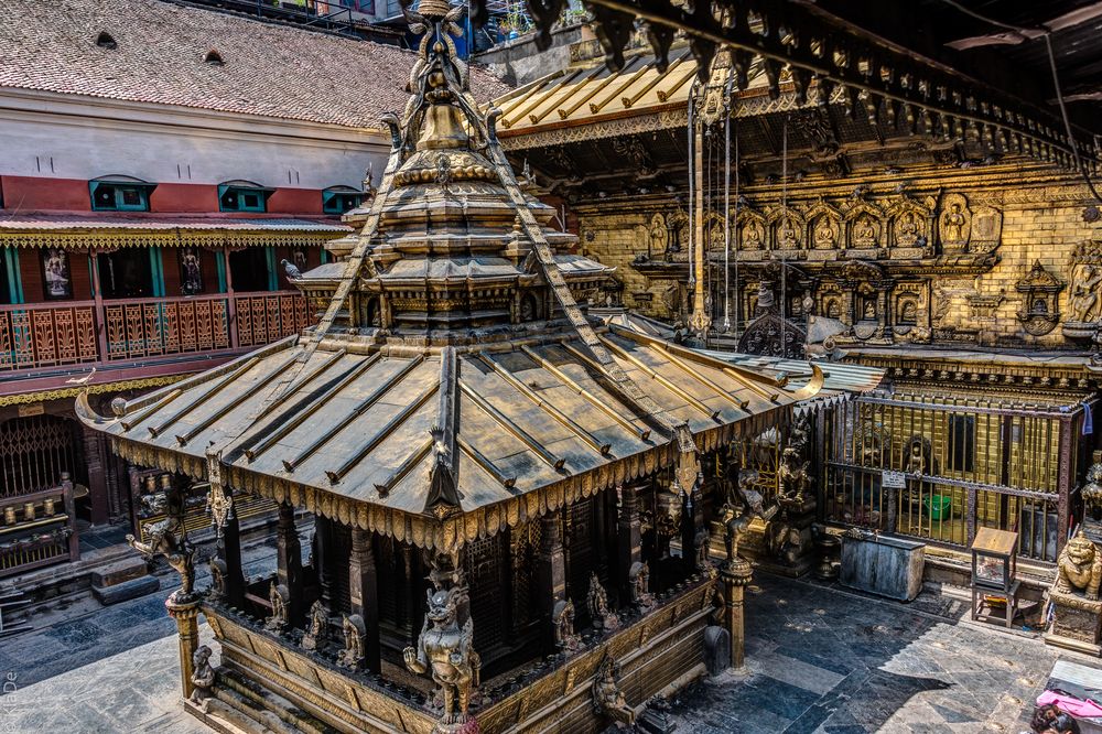 Nepal - Kathmandu - Patan - Goldener Tempel Kwa Bahal