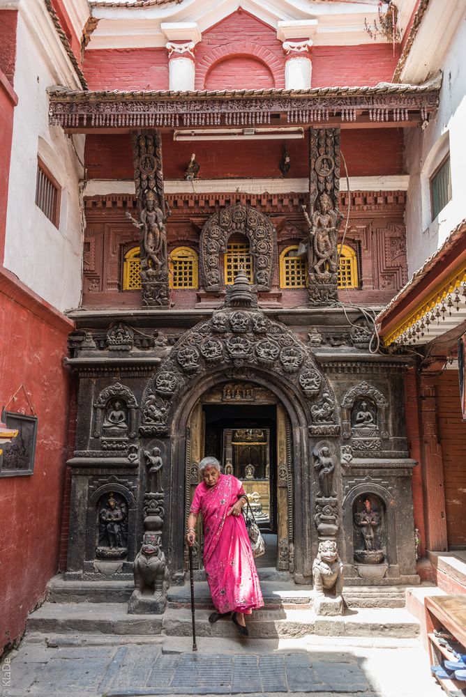 Nepal - Kathmandu - Patan - Goldener Tempel Kwa Bahal