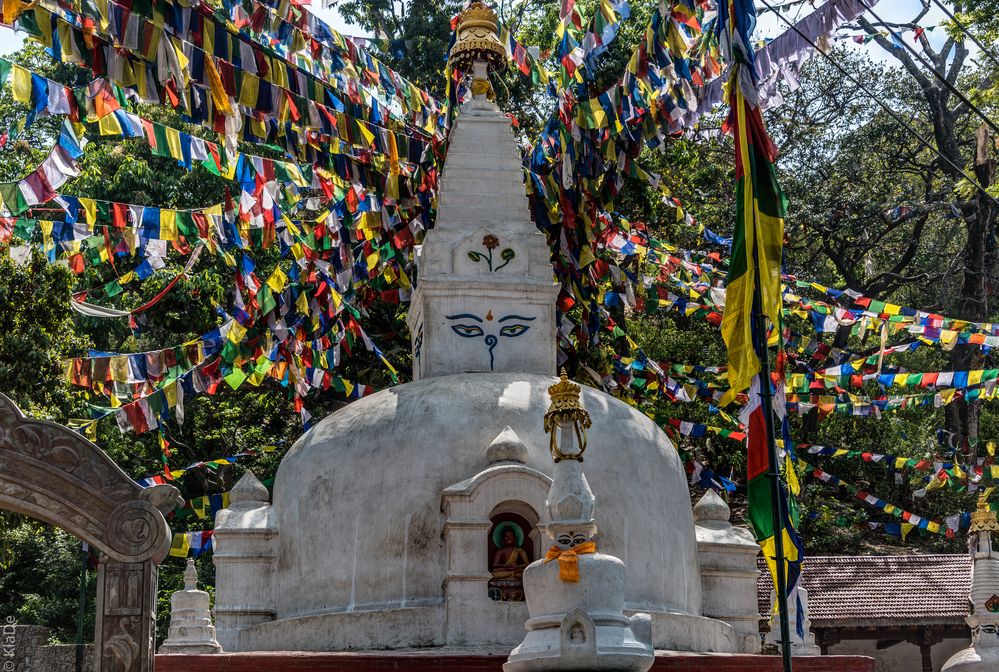 Nepal - Kathmandu - Swayambhunath - Kleiner Stupa