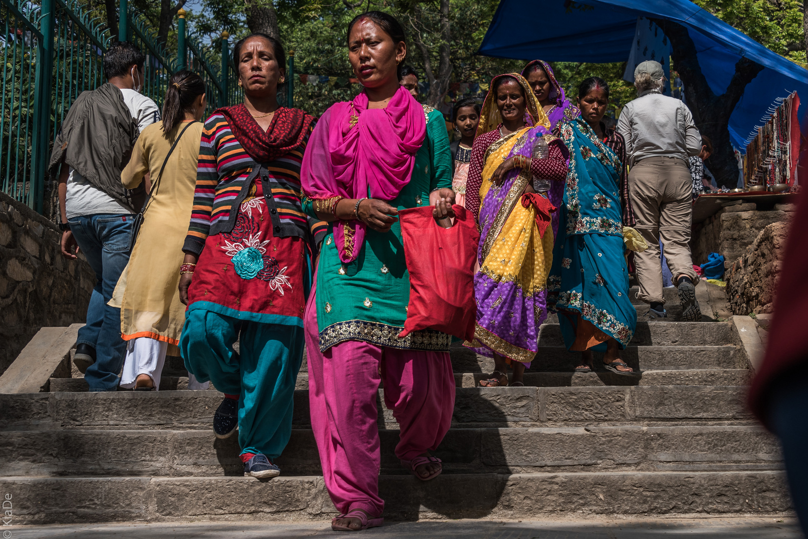 Nepal - Kathmandu - Swayambhunath - Pilger