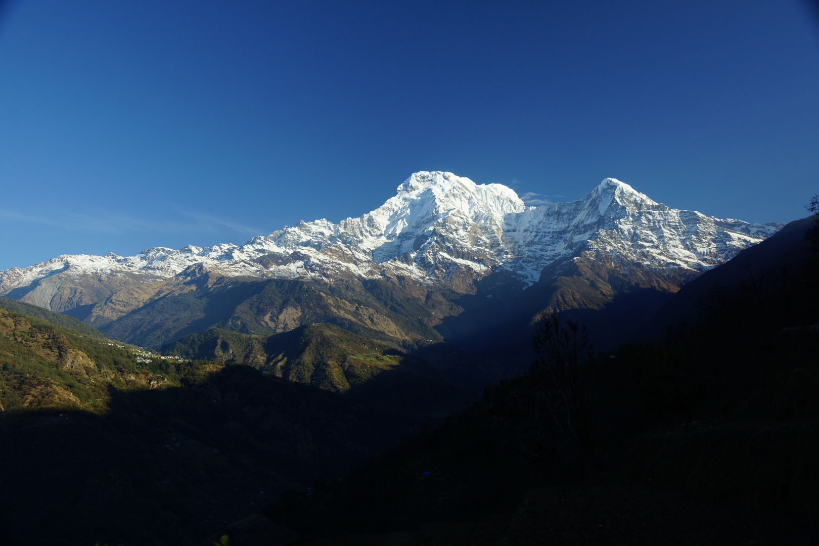 Nepal Morgen am Annapurna