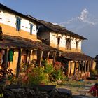 Nepal, Tagesbeginn im Annapurna-Gebiet