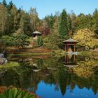 Nepal Tempel im Herbst.