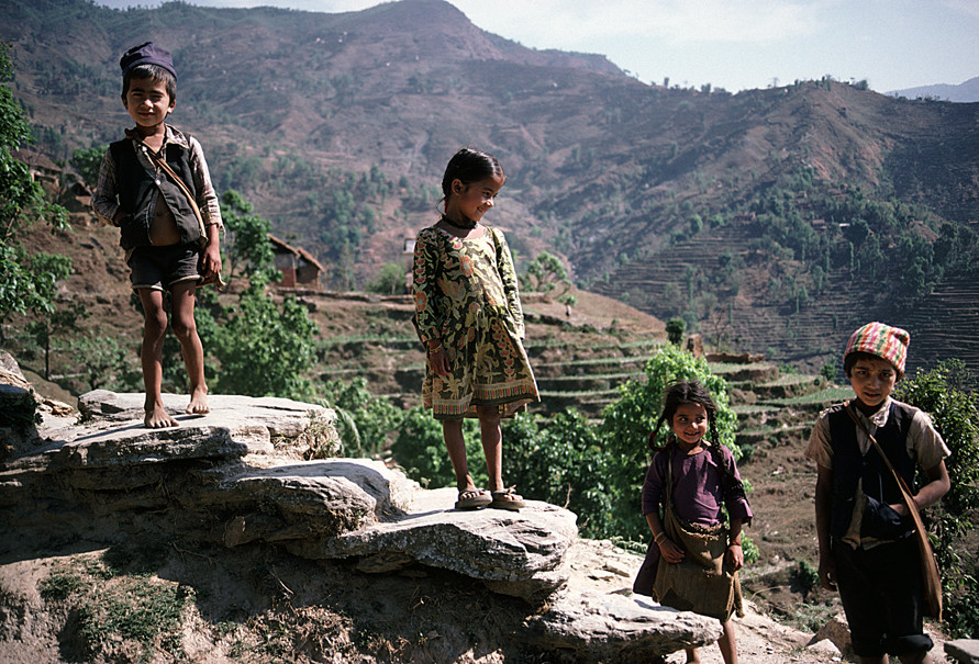 Nepalese schoolchildren