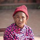 Nepalesische Frau in Kathmandu