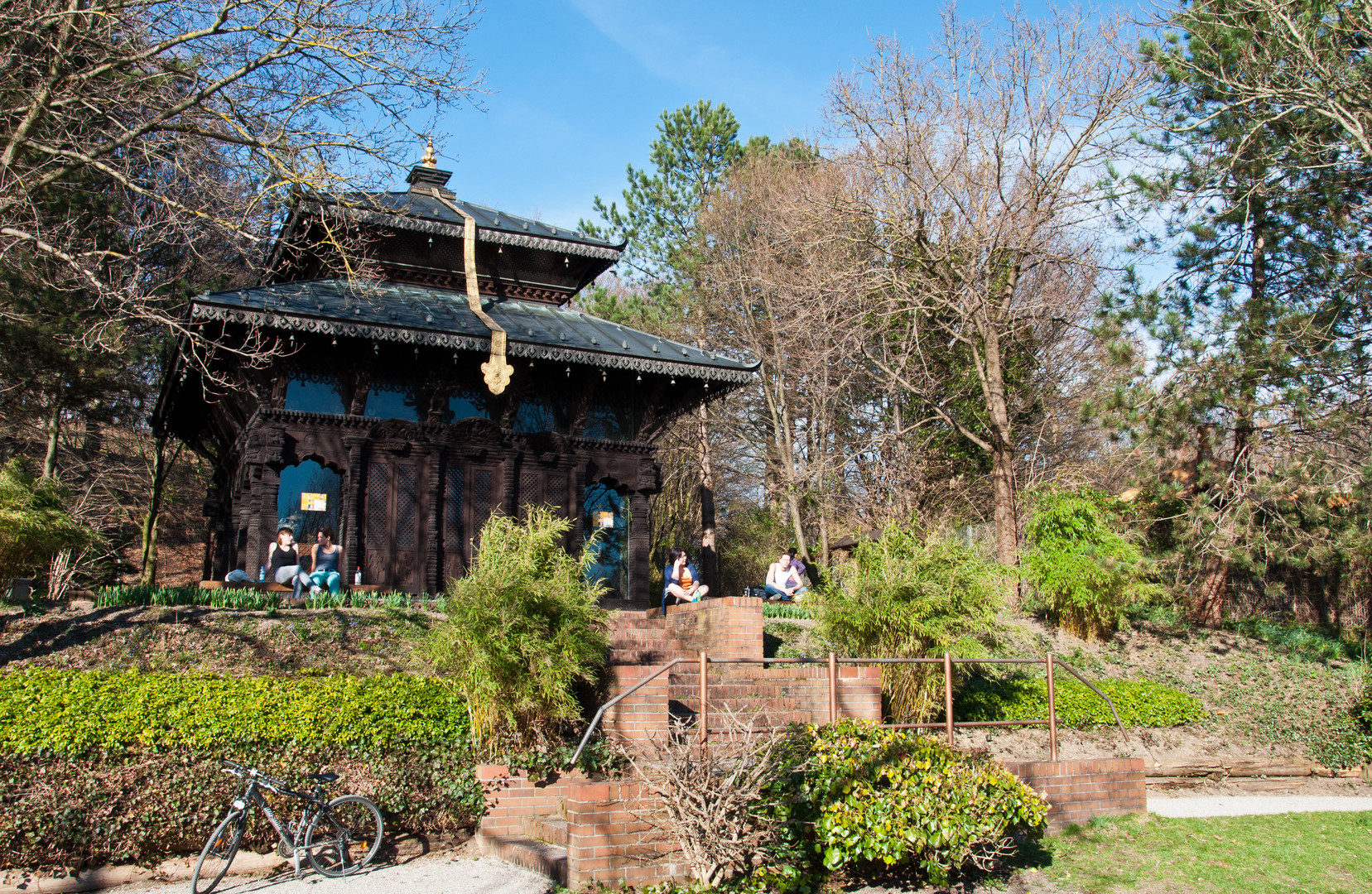 Nepalesische Pagode im Westpark