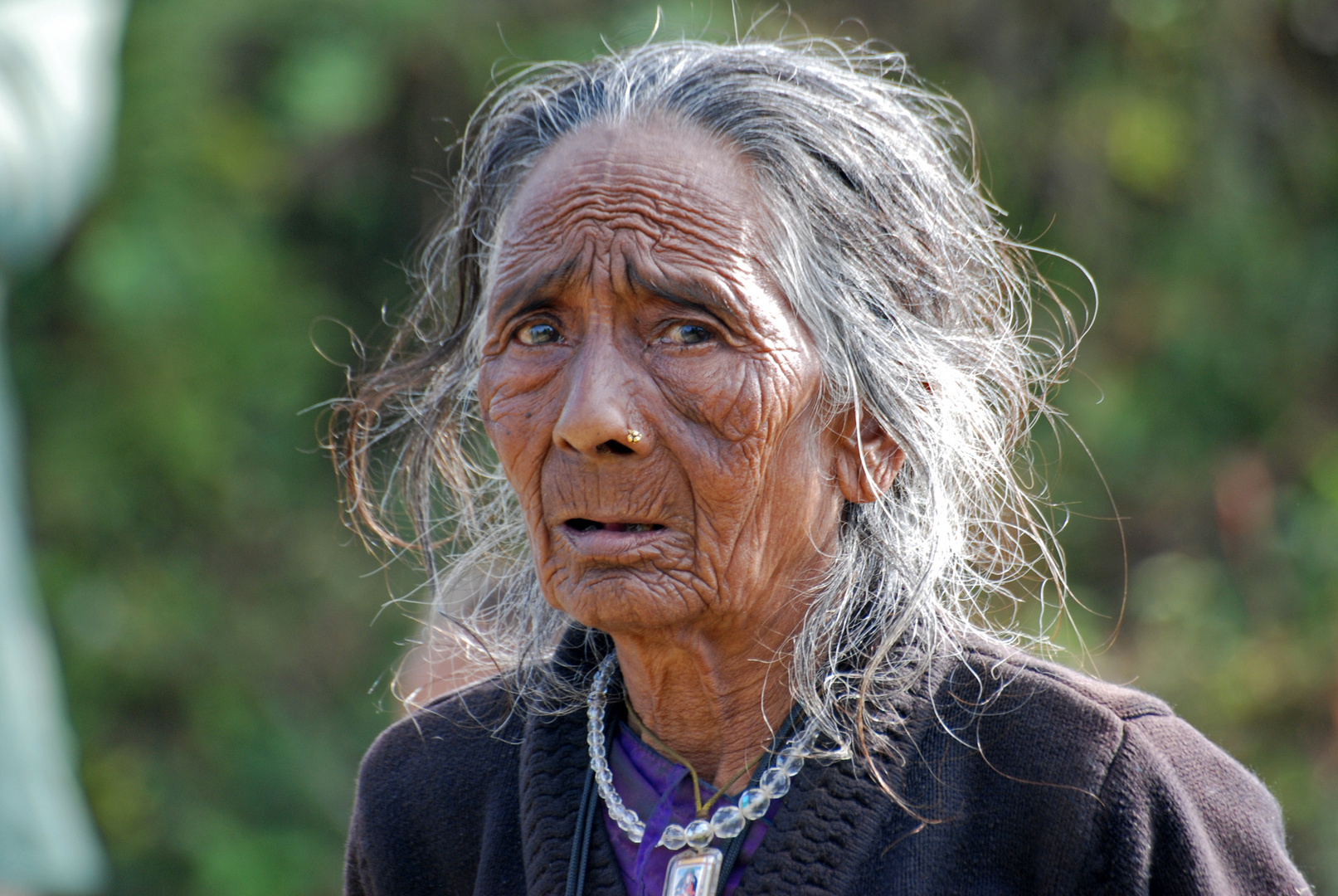 Nepali Frau Mit 1000 Falten Foto Bild Asia Nepal South Asia Bilder Auf Fotocommunity