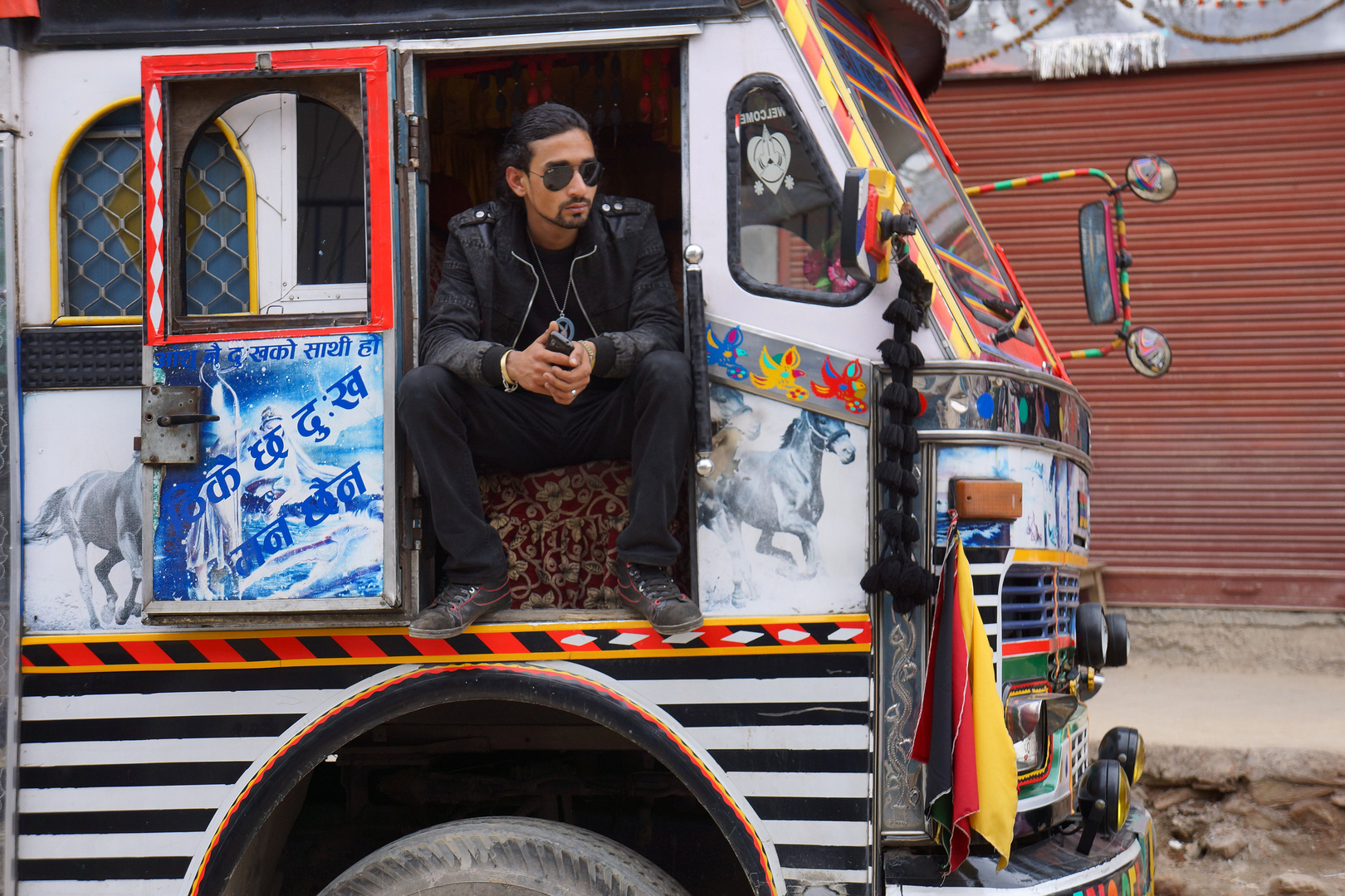 Nepali trucker