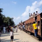 Nepals einziger Bahnhof in Janakpur im Jahr 2005