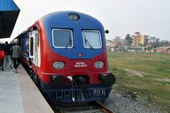Nepals einziger Bahnhof Janakpur im Terai im Jahr 2023