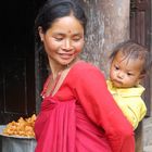 Nepaly woman with child