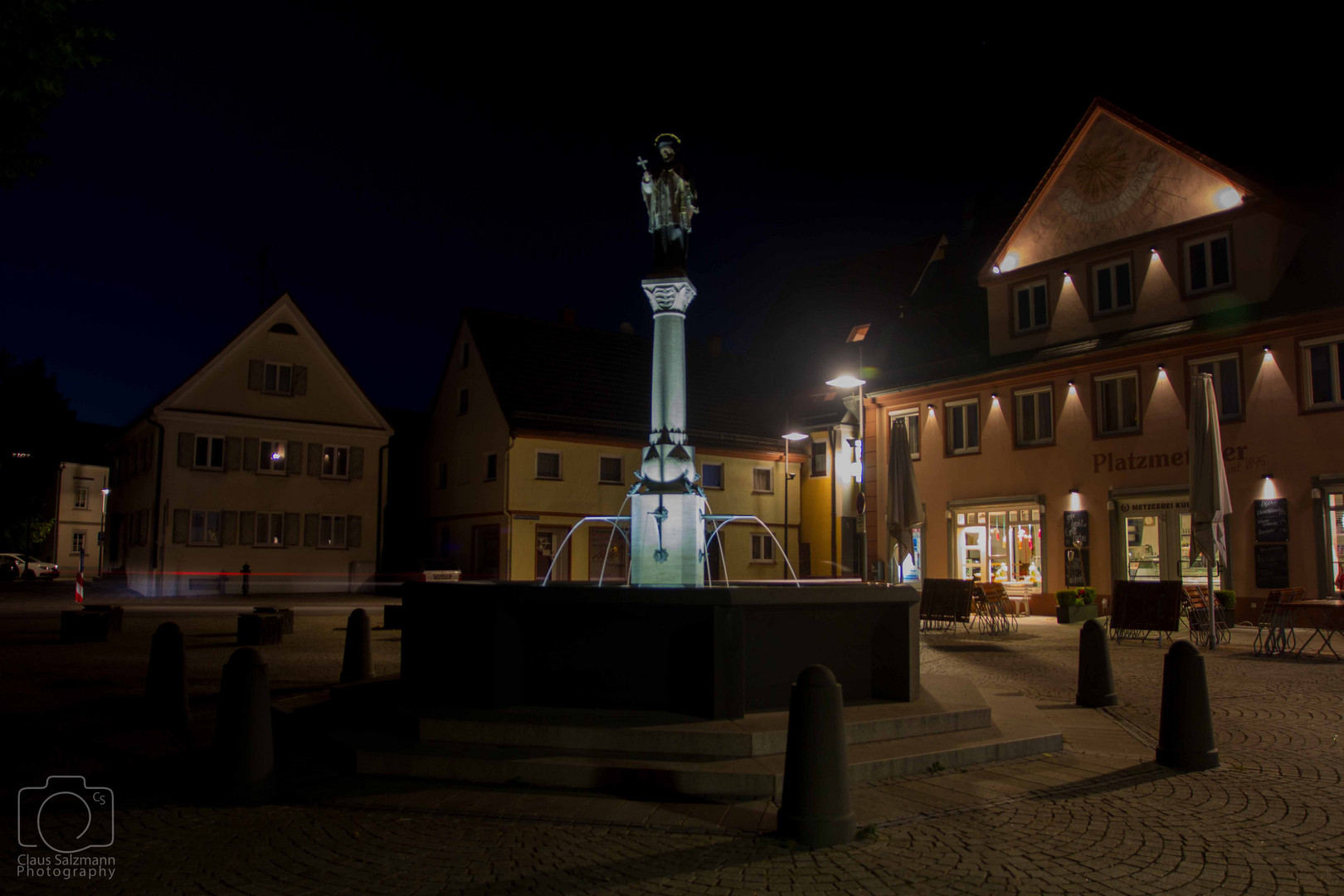 Nepomukbrunnen Hauptplatz Weißenhorn