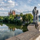 Nepomukstatue vor Limburger Dom 04