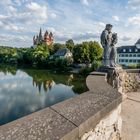 Nepomukstatue vor Limburger Dom06