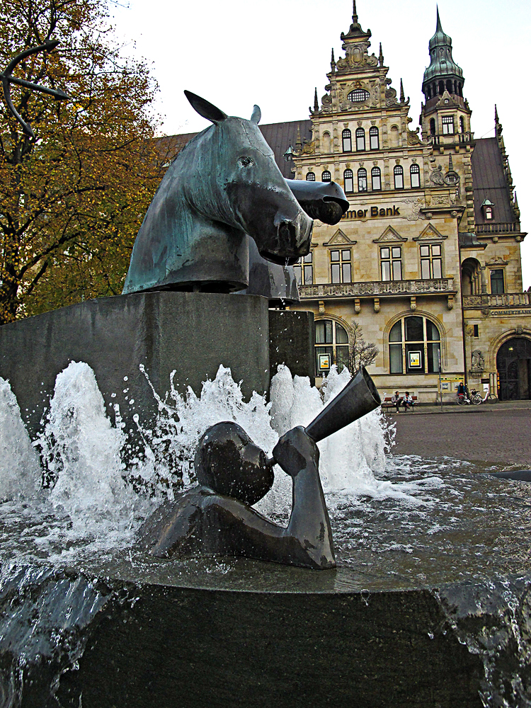 Neptun-Brunnen (Bremen) / Fontana di Nettuno (Bremen) (1)