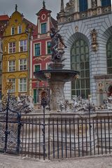 Neptun Brunnen Danzig