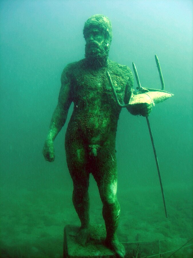 Neptun Danke für die schönen Tauchgänge im Neufeldersee