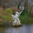 Neptun im See der Kölner Flora