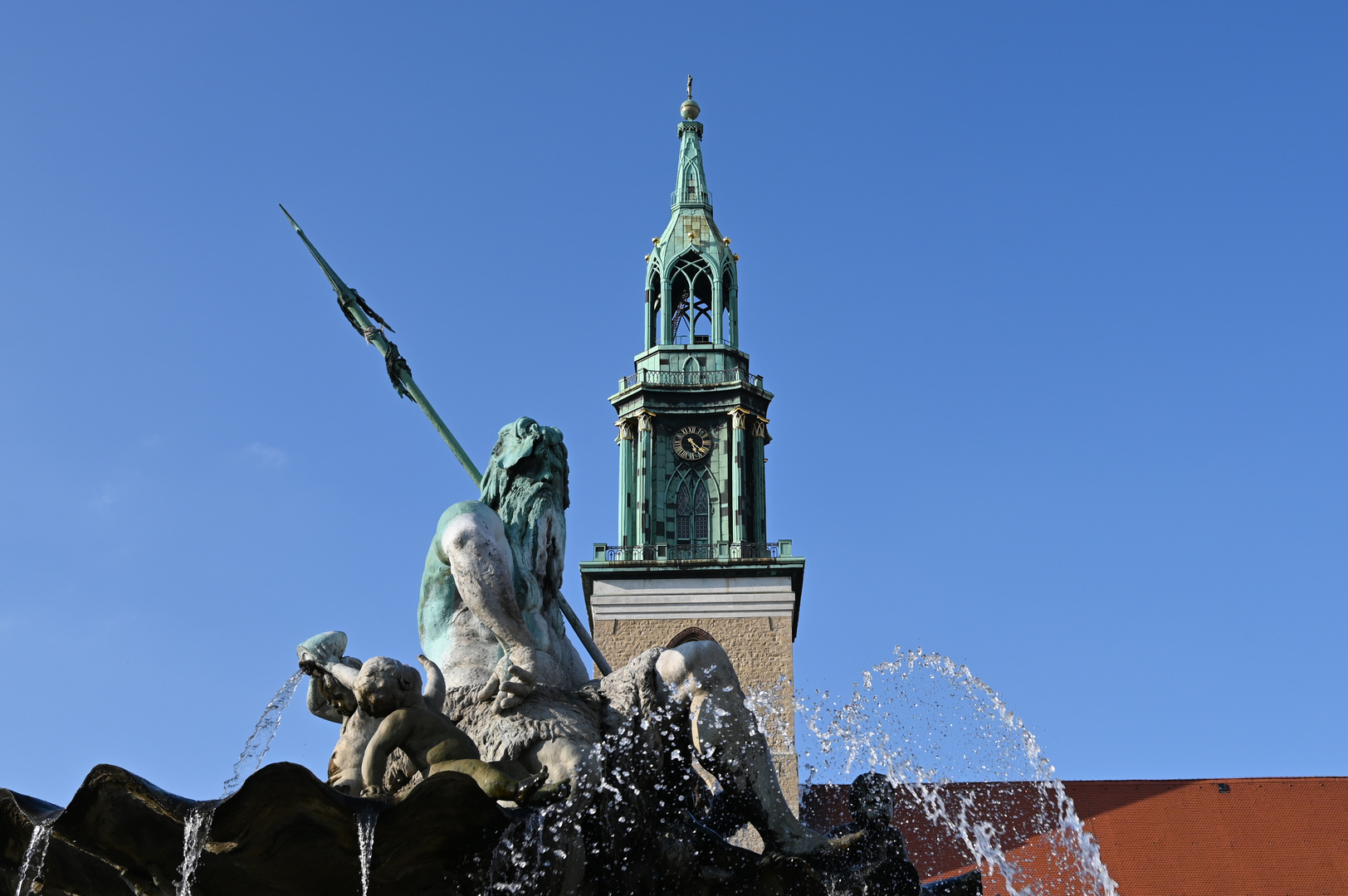 Neptun vor der St. Marienkirche