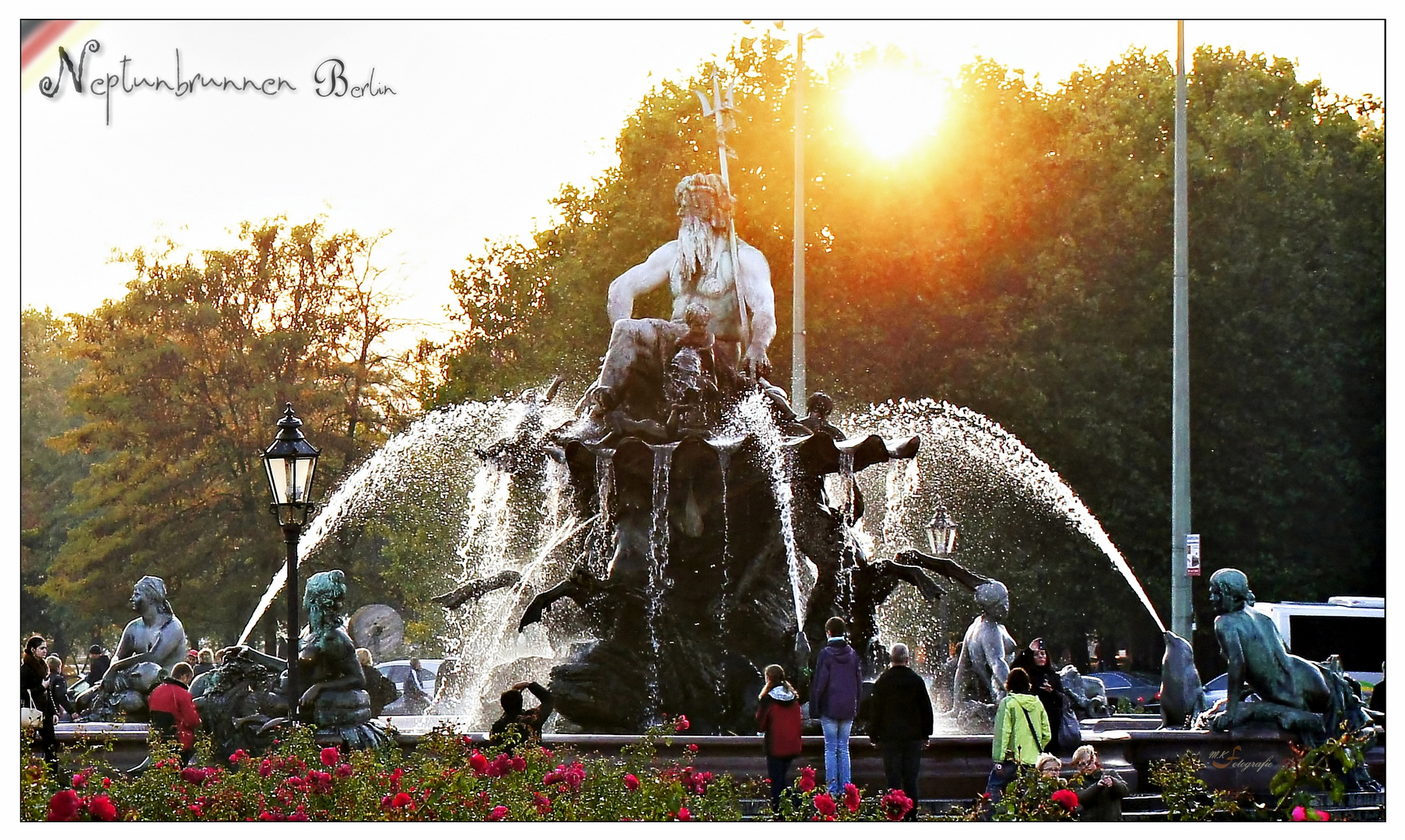 Neptunbrunnen am Berliner Alexanderplatz