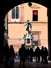 Neptunbrunnen auf der Piazza Maggiore