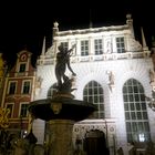 Neptunbrunnen bei Nacht