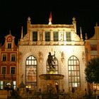 Neptunbrunnen bei Nacht