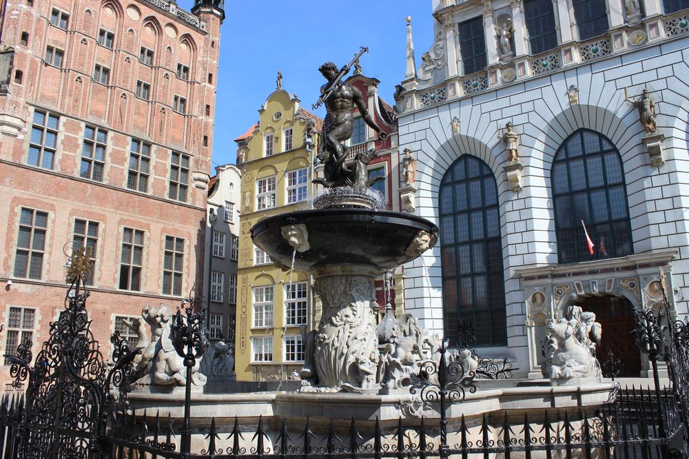 Neptunbrunnen Danzig