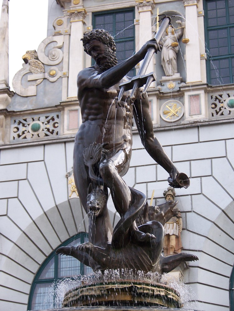 Neptunbrunnen in Danzig