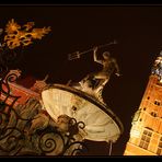 Neptunbrunnen @ night