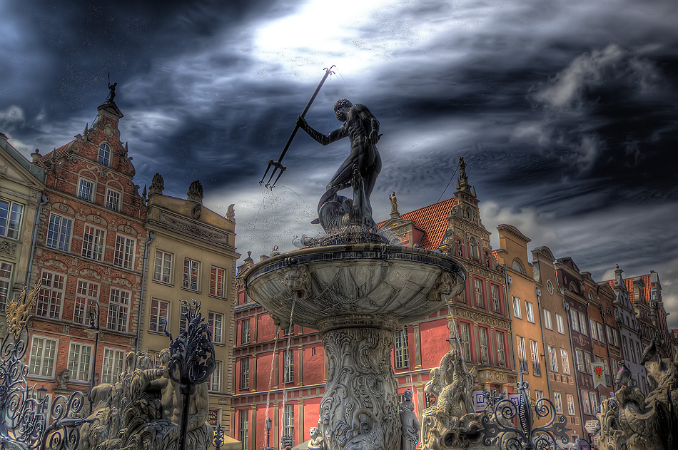 Neptunbrunnen vor dem Artushof II