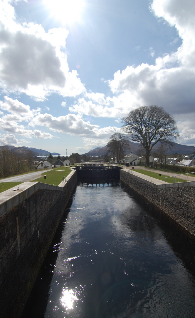 Neptune's Staircase, Caledonian Canal, Fort William, Highlands