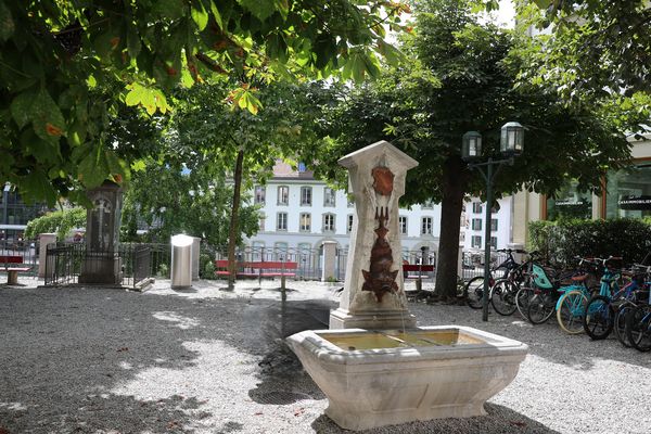 Neptuns Dreizack Brunnen