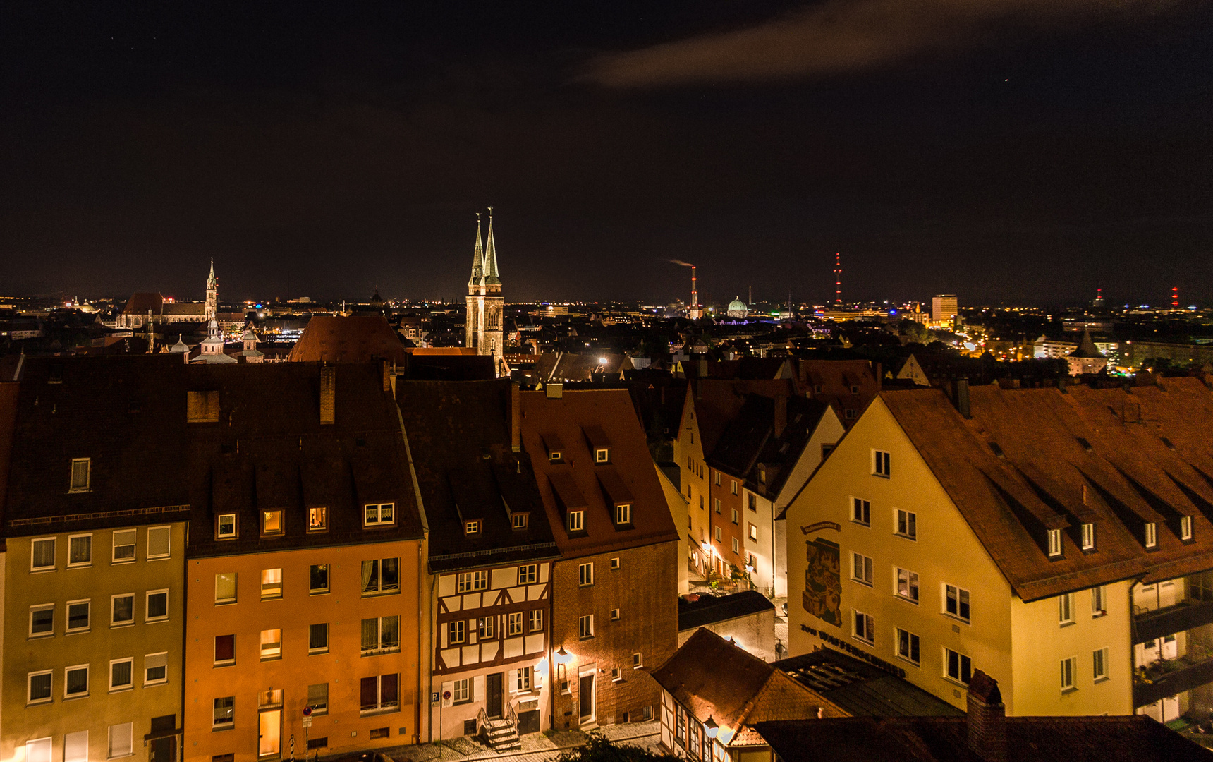 Nernberch bei Nacht