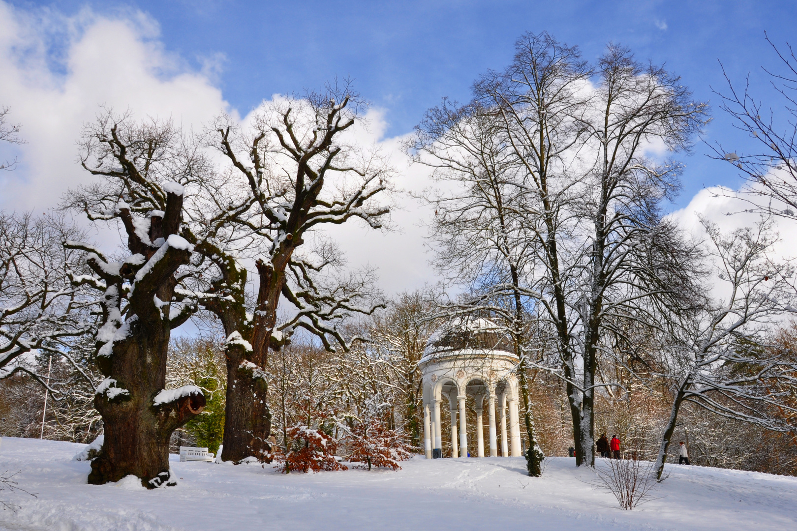 Neroberg in Wiesbaden im Winter