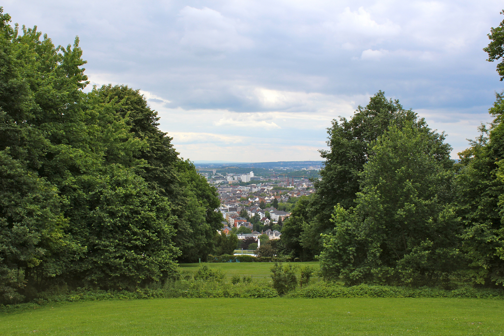 Neroberg mit Blick auf Wiesbaden